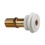 Beömlő idom gumitömítéssel, hátulról vízbekötéses piszoárokhoz