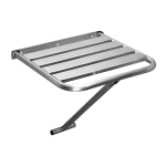 Rozsdamentes acél zuhanyülőke, összecsukható