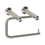 Rozsdamentes acél WC-papír tartó, szálcsiszolt