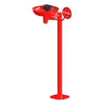 Szabadon álló szemzuhany két szórófejjel, tálkával és indító karral