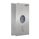 Automata rozsdamentes acél fali folyékony/zselés fertőtlenítő és szappan adagoló