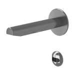 Rozsdamentes acél automata falra szerelhető mosdócsaptelep készlet utólagos felszereléshez, polírozott, 24 V DC