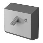 Fali piezo mosdócsaptelep, 6 V