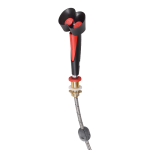 Kézi szemzuhany két szórófejjel, 45°-os dőlésszöggel, asztalba szerelhető tömszelencével