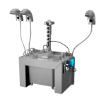 3 db automata mosdócsap hideg vagy előkevert vízhez, integrált automata szappanadagolóval, 6 l központi szappantartály, 230 V AC
