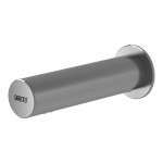 Automata falra szerelhető rozsdamentes acél mosdócsap hideg vagy előkevert vízhez, 24 V DC