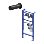 Automata rozsdamentes acél falra szerelhető szappanadagoló, 1 l-es szappantartály, SLR 24 szerelőkerettel, fekete, 230 V AC