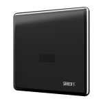 Automata zuhanyvezérlés szerelődobozzal, fekete, 24 V DC