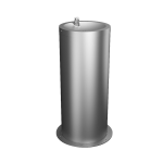 Rozsdamentes acél padlóra szerelhető automata ivókút, 24 V DC