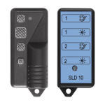 Távirányító a háttérvilágítás színének és intenzitásának beállításához