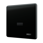 Infravörös öblítőegység vizeldéhez szerelődobozzal és integrált tápegységgel, fekete, 230 V AC