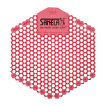 Műanyag piszoár szűrő piros színben - kiwi és grapefruit illattal