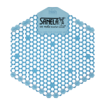 Műanyag piszoár szűrő kék színben - pamutvirág illattal