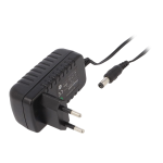 Fali aljzathoz csatlakoztatható tápegység elemes elektronikához 230 V AC/6 V DC