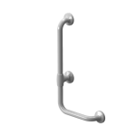 Vinil fürdőkád kapaszkodó, fix, balos, méretek: 350 x 660 mm