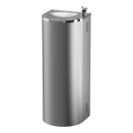 Rozsdamentes acél padlóra szerelhető ivókút hűtővel