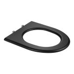 Műanyag fekete WC-ülőke fedél nélkül SLWN 03, SLWN 04, SLWN 11, SLWN 13, SLWN 14, SLWN 15, SLWN 16 típusokhoz