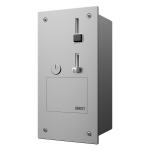 Süllyesztett érme- és zsetonos zuhanyidőzítő, 24 V DC, interaktív vezérlés