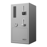 Ajtónyitó érme- és zsetonautomata GSM modullal, 24V DC