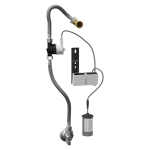 Radaros öblítőegység szerelősínen D-Code piszoárhoz, 6 V