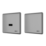 Infravörös öblítőegység piszoárcsoporthoz, szálcsiszolt kivitelben, 6 V