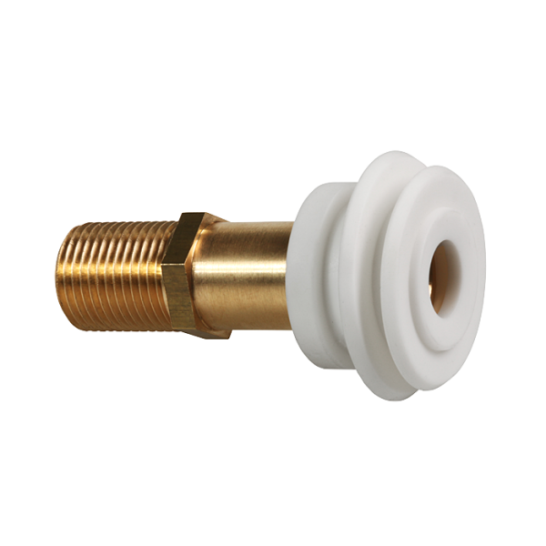 Beömlő idom gumitömítéssel, hátulról vízbekötéses piszoárokhoz