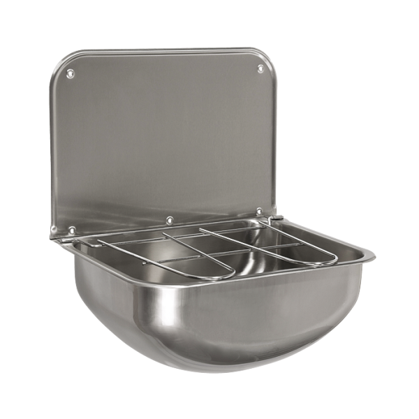 Falra szerelhető rozsdamentes acél mosdó