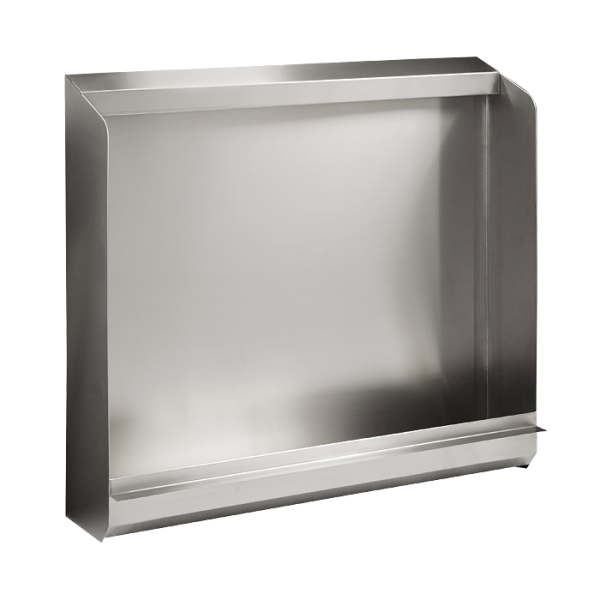 Rozsdamentes acél, padlón álló vizeldevályú ELEKTRONIKA NÉLKÜL, 1800 mm