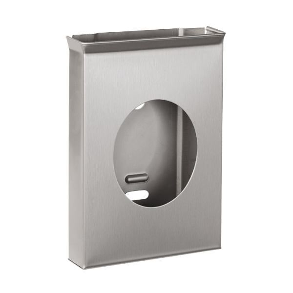 Rozsdamentes acél adagoló higiéniai zacskókhoz, szálcsiszolt