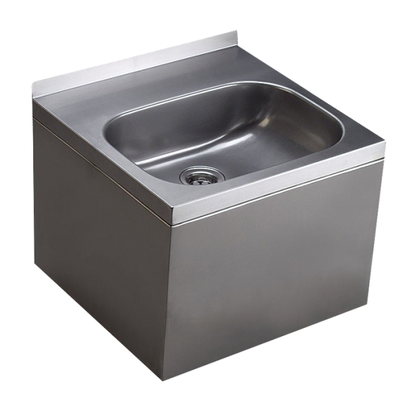 Rozsdamentes acél falra szerelhető mosdó