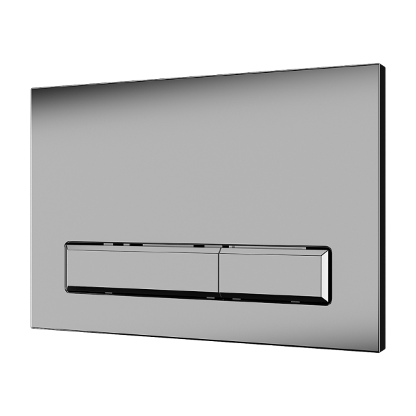 Mechanikus WC-öblítőegység SLR 21 beépítő rendszerekhez, matt króm