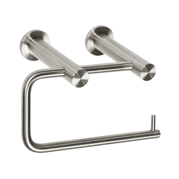 Rozsdamentes acél WC-papír tartó, szálcsiszolt