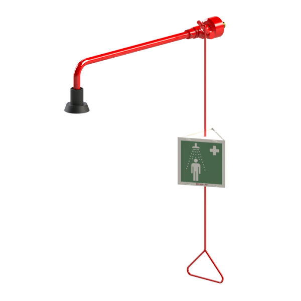 Fali testzuhany indító karral és öntisztító zuhanyfejjel