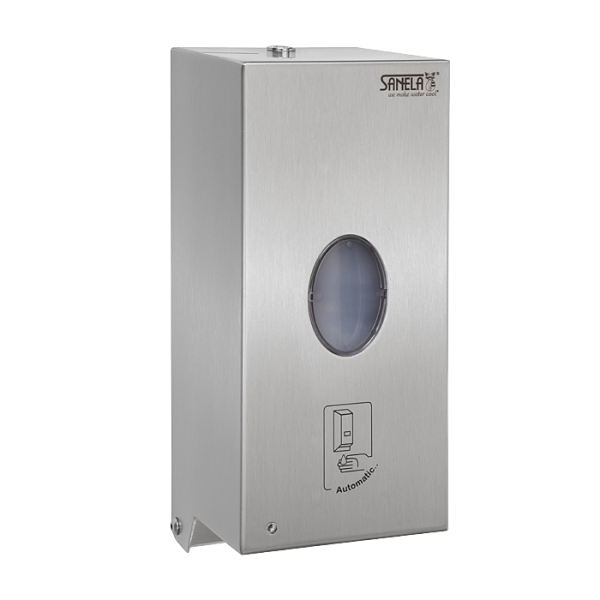 Automata rozsdamentes acél fali folyékony/zselés fertőtlenítő és szappan adagoló