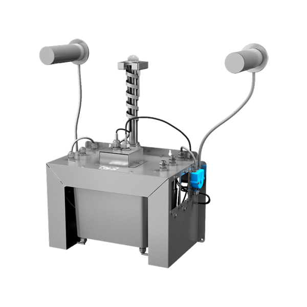 2 db automata rozsdamentes acél falra szerelhető szappanadagoló készlet, 6 l központi szappantartály, 230 V AC