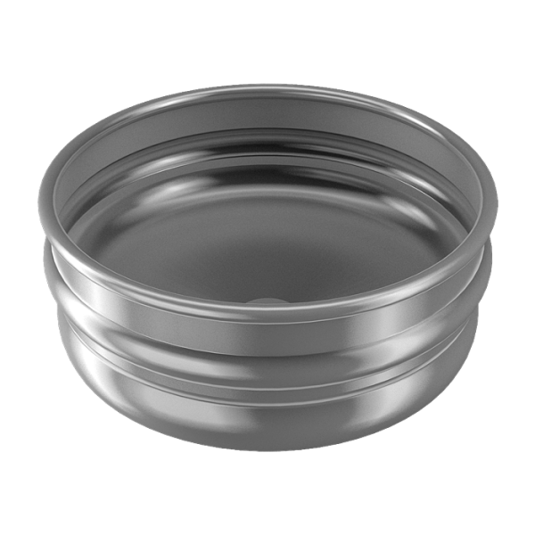 Rozsdamentes acél pultra szerelhető KEG mosdó, szálcsiszolt