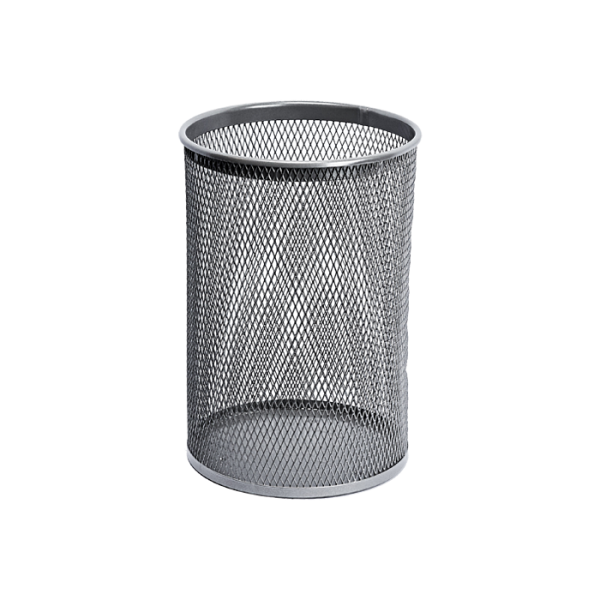 Kerek hulladékgyűjtő, szürke színű, 13 l