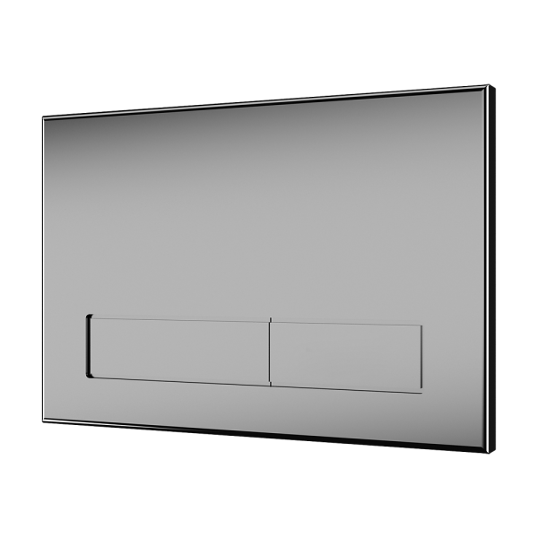 Mechanikus WC-öblítő egység SLR 21 beépítő rendszerekhez, rozsdamentes acélból