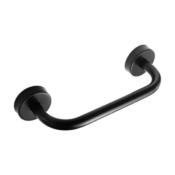 Rozsdamentes acél fürdő fogantyú, fekete matt felület