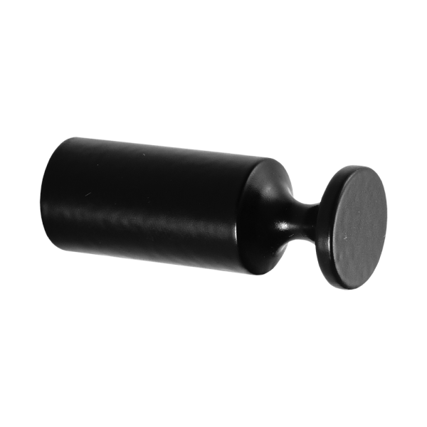 Rozsdamentes acél akasztó, fekete matt felület