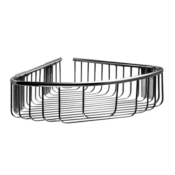 Rozsdamentes acél sarokpolc, polírozott felület