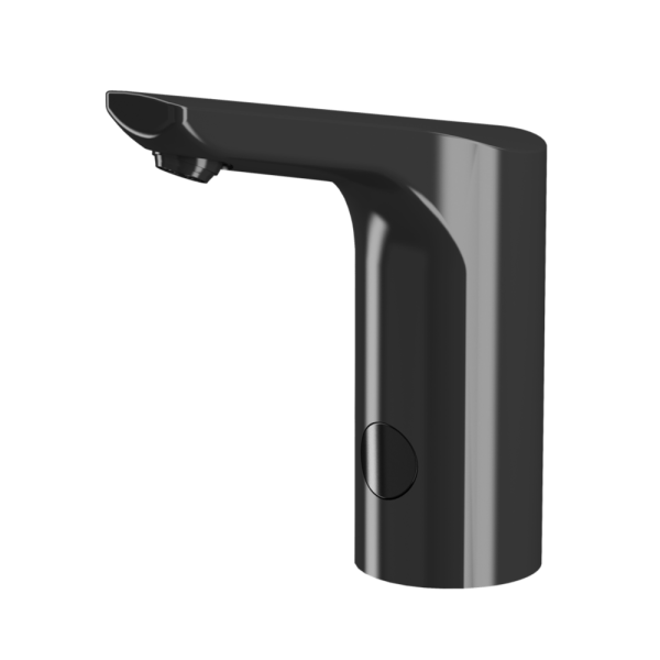 Automata mosdócsap hideg és meleg vízhez, fekete, 24 V DC