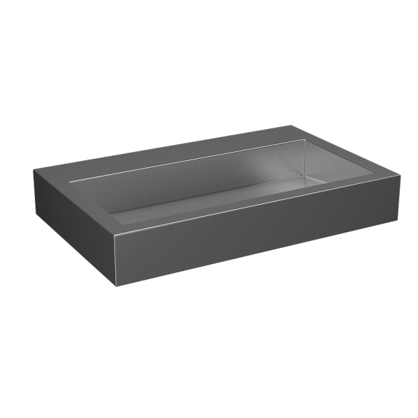 Design rozsdamentes acél, falra szerelhető mosdó