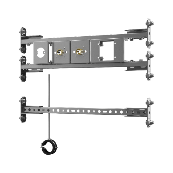 Szerelőkeret SLU 42, SLU 43 és SLZN 83 rögzítéséhez