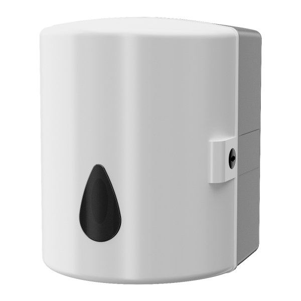 Papírtörlő adagoló, fehér ABS műanyagból