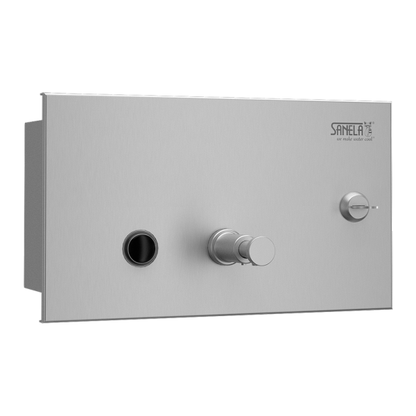 Falba süllyesztett szappanadagoló, 1,4 l űrtartalom, szálcsiszolt