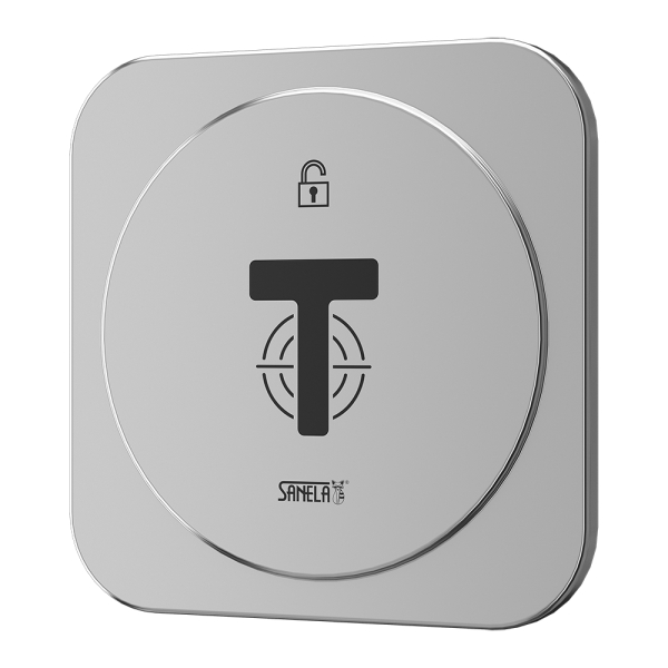 Süllyesztett RFID zsetonkiadó ajtónyitáshoz, 24 V DC