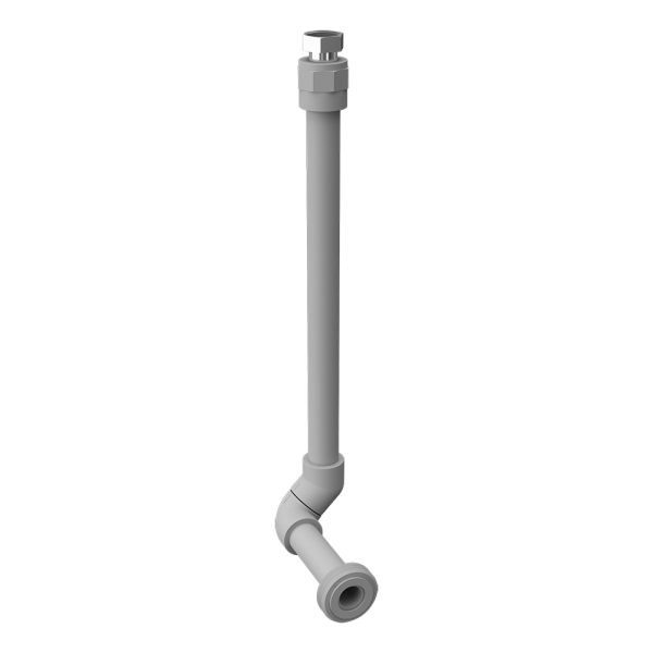 Műanyag csatlakozó az öblítés és a WC között