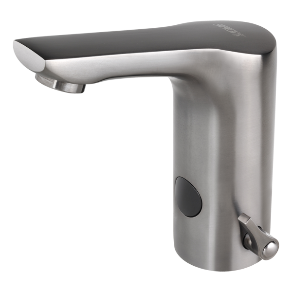 Automata mosdócsaptelep, FÉMSZÜRKE MATT, 24 V DC