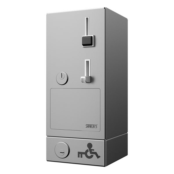 Ajtónyitó érme- és zsetonautomata EURO KEY-vel, 24V DC